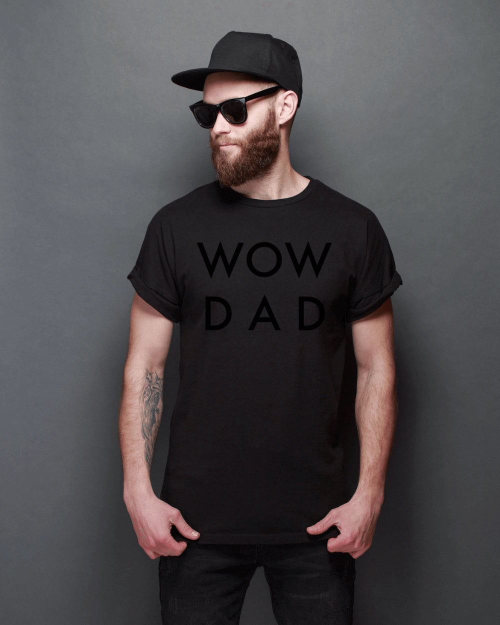 Tricou WoW DaD Negru