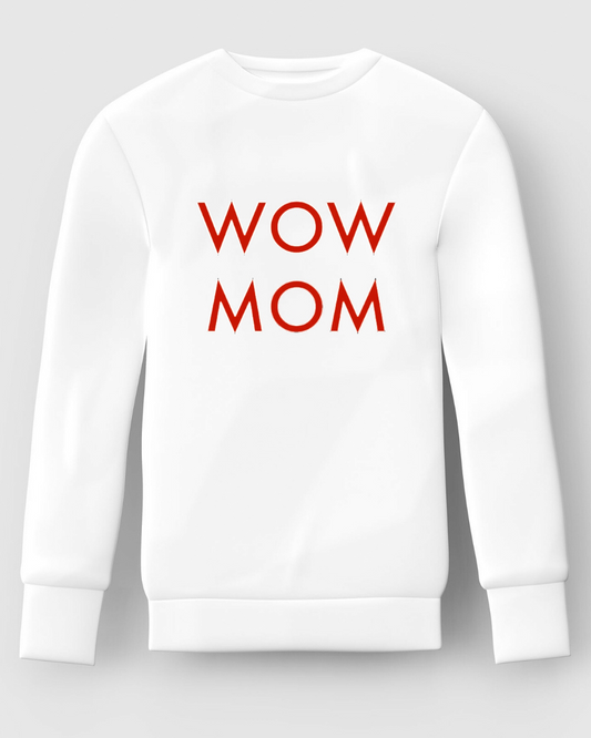 Bluză WoW MoM® Alb Roșu