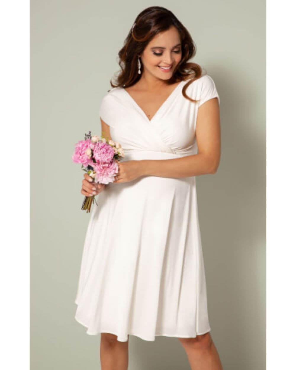 Rochie gravide Alessandra Ivory cununie civilă