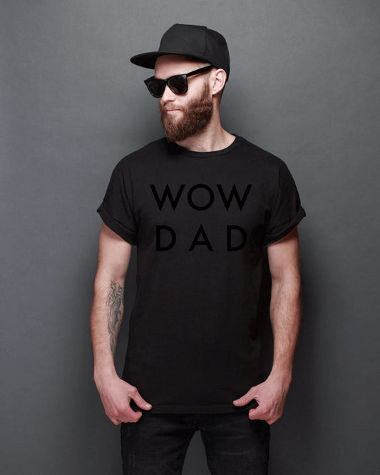 Tricou WoW DaD Negru