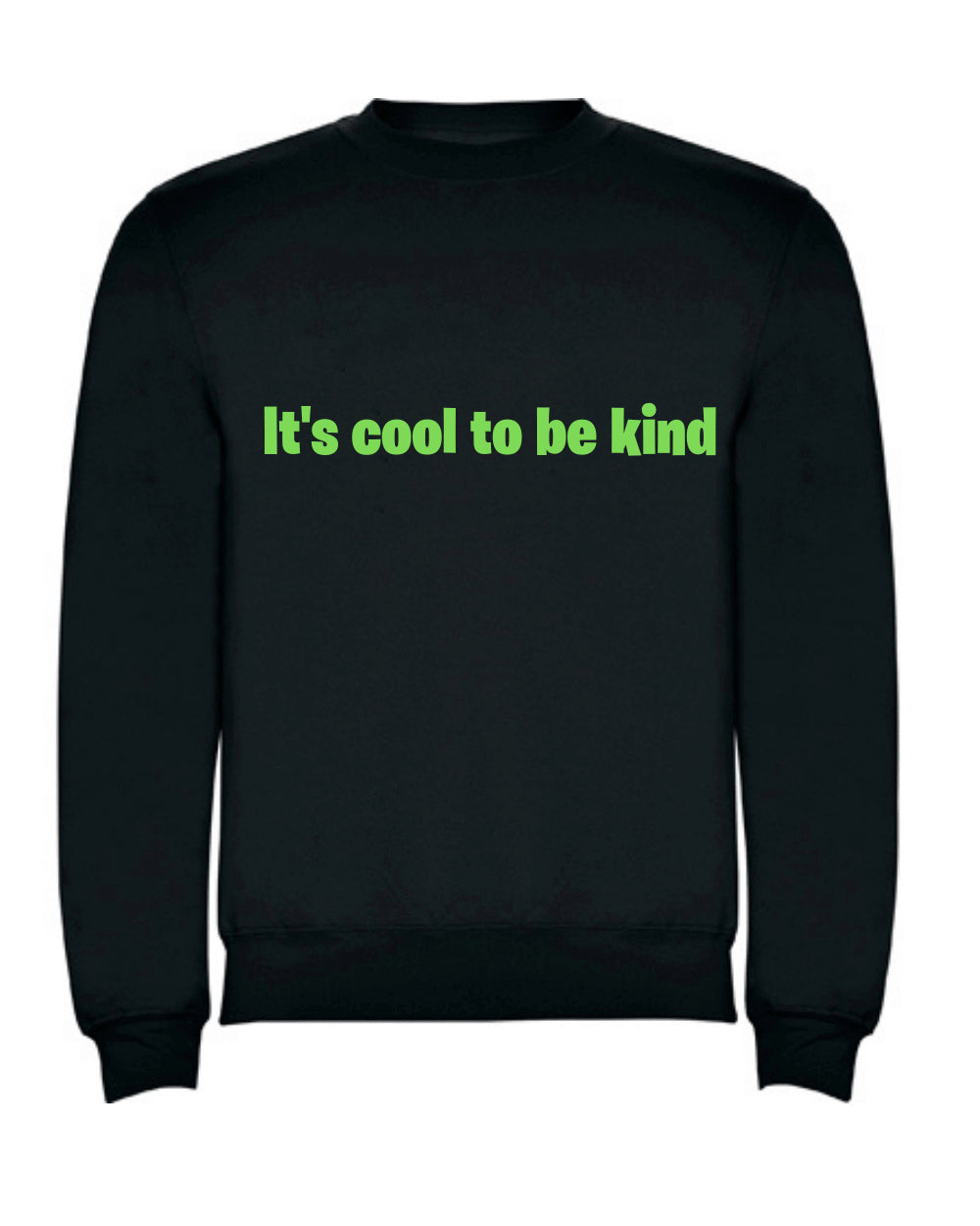 Bluză copii It's cool to be kind verde