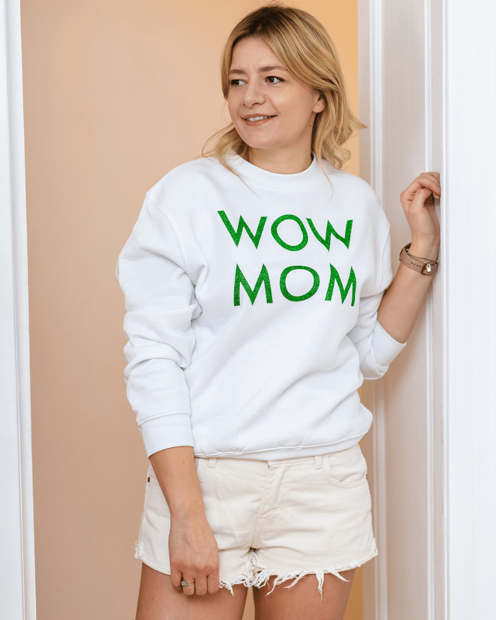 Bluză WoW MoM Glitter Verde