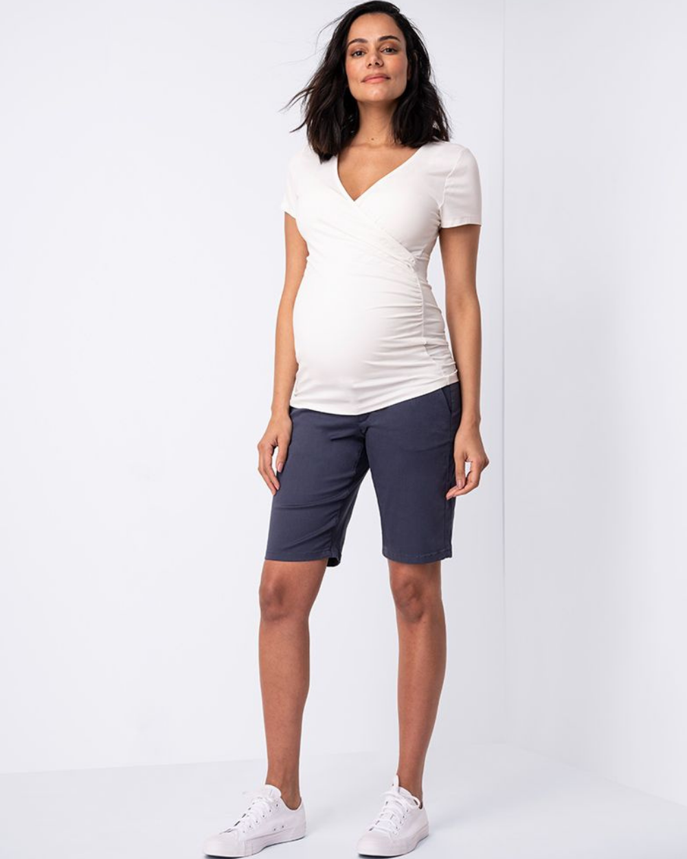 Pantaloni scurți gravide Mason Navy