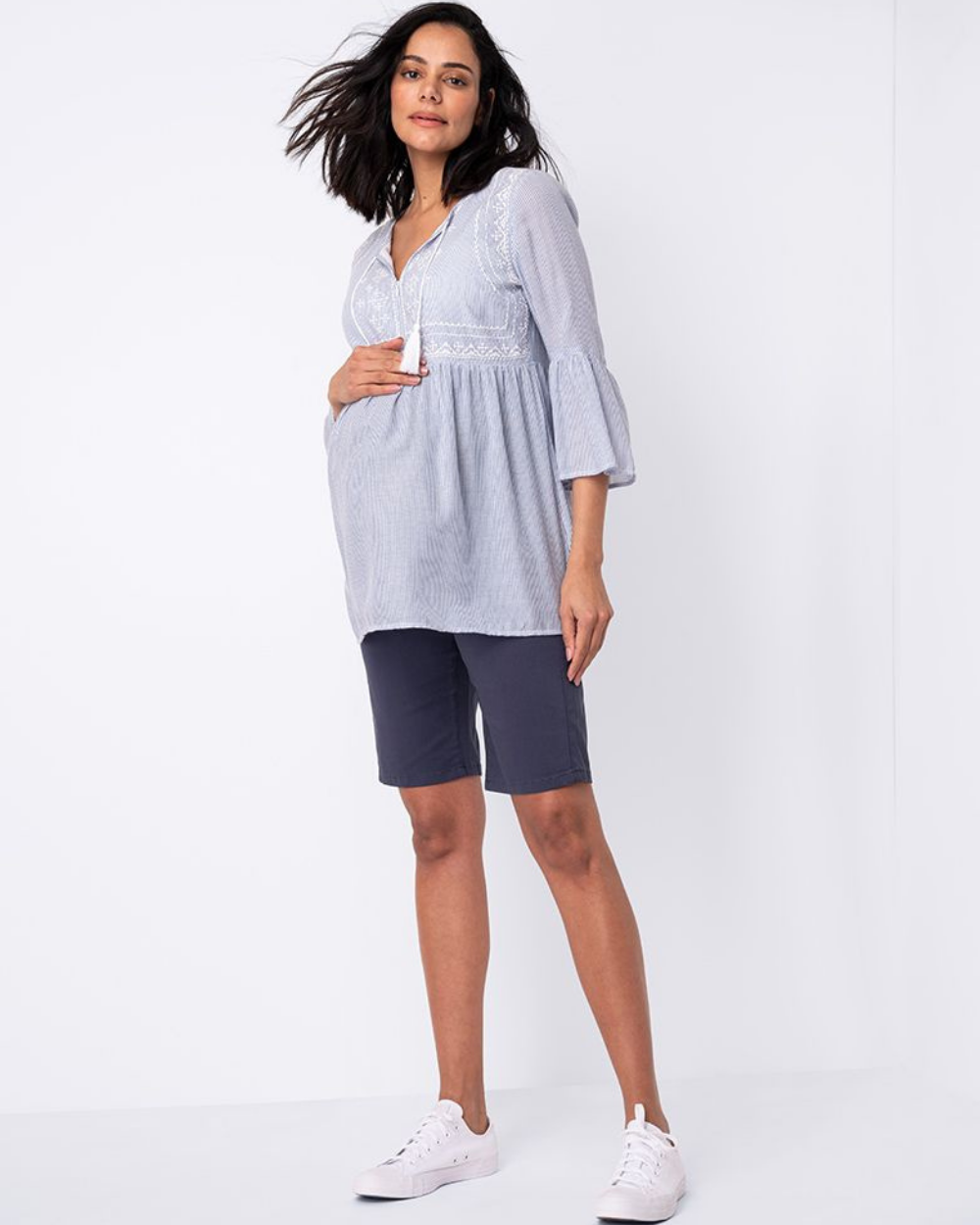 Pantaloni scurți gravide Mason Navy