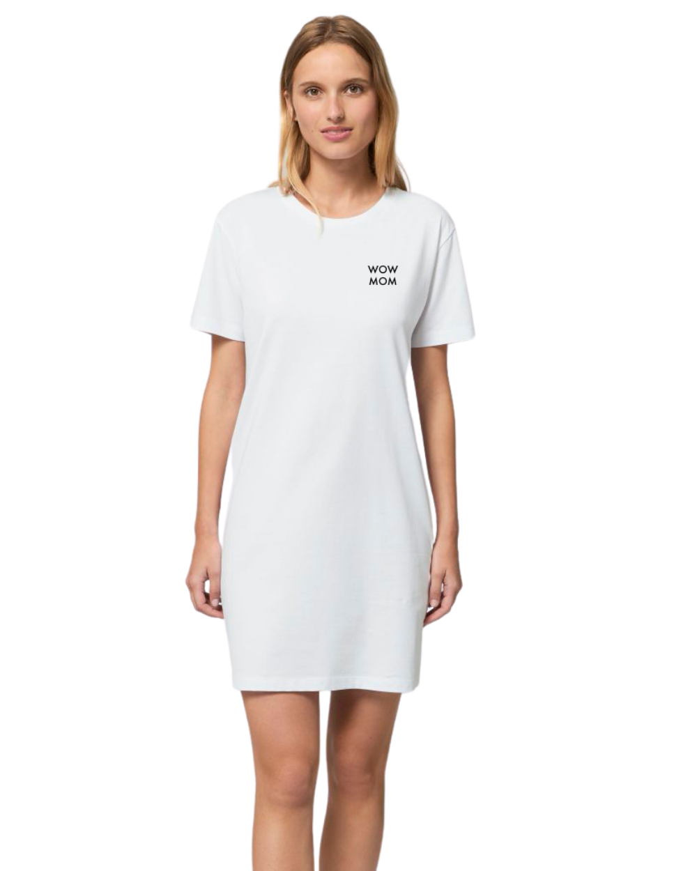Rochie Tricou WoW MoM® albă