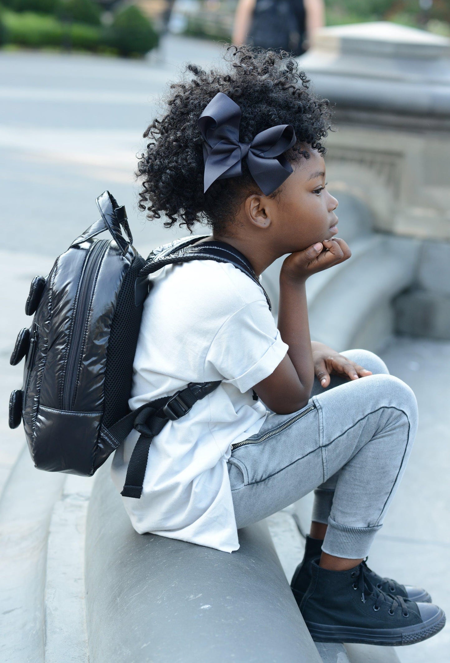 Rucsac copii Mini Bows negru