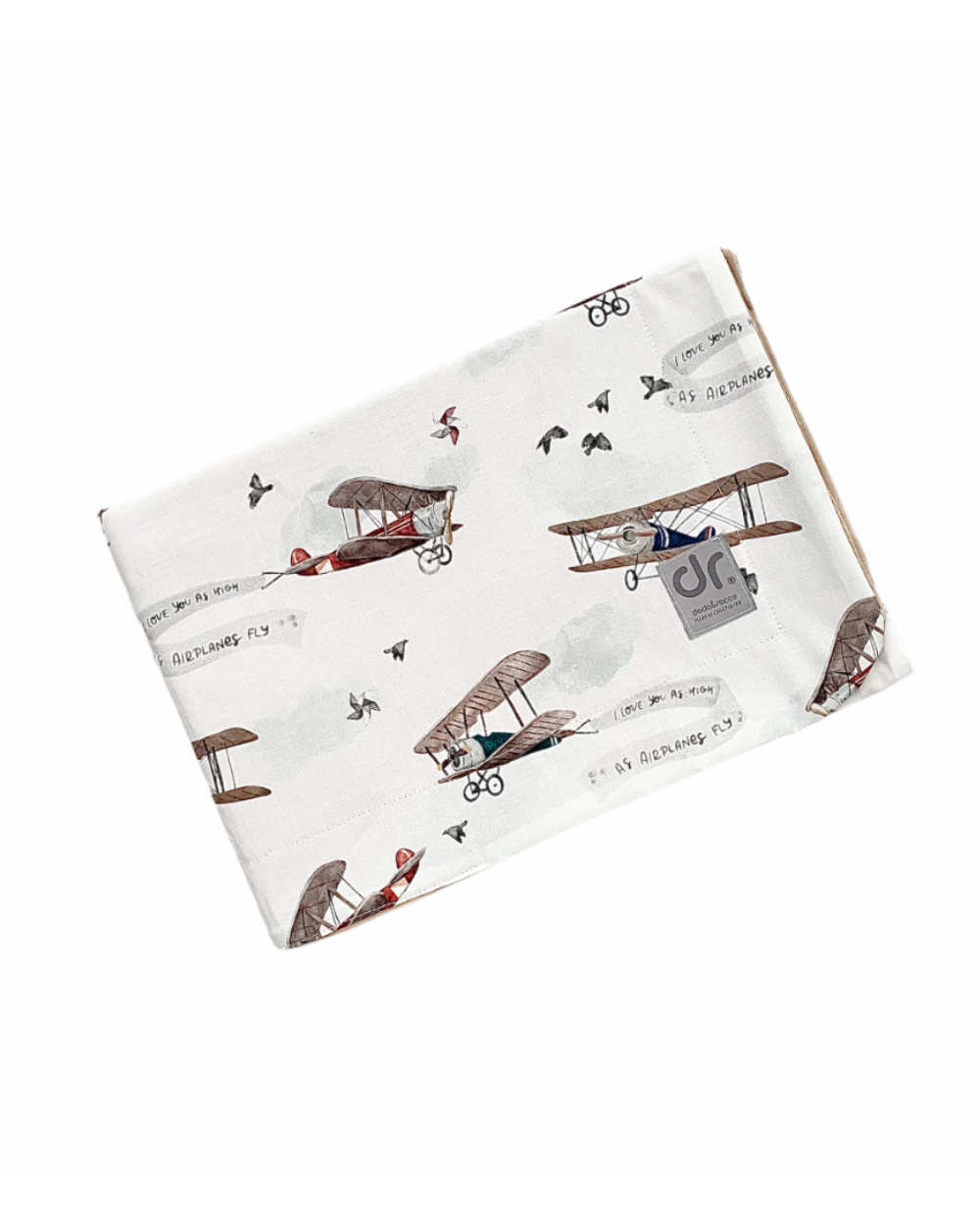 Paturica cu 2 fețe Airplanes
