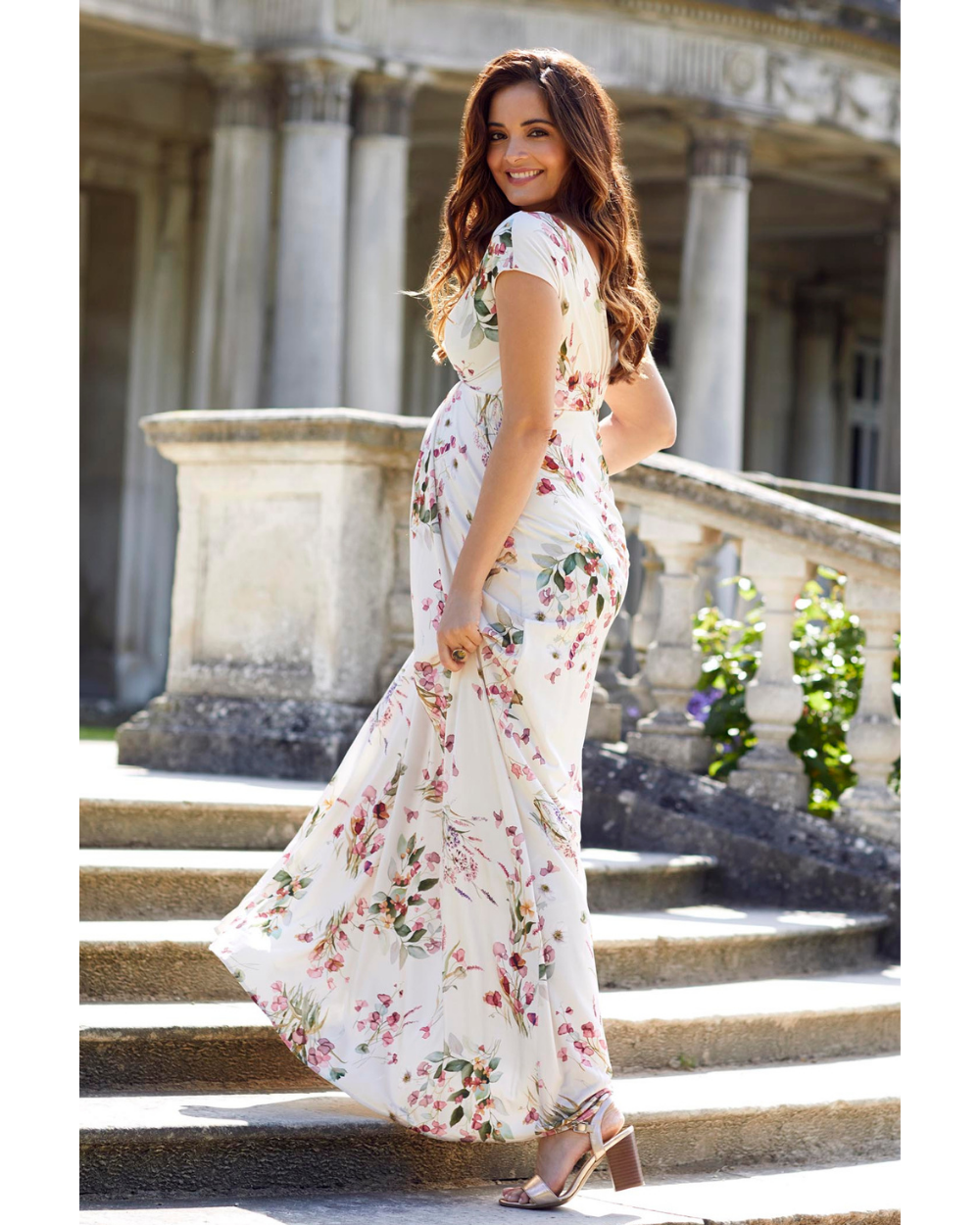 Rochie Francesca gravide Petal Pink