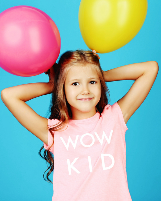 Tricou copii WoW KiD roz