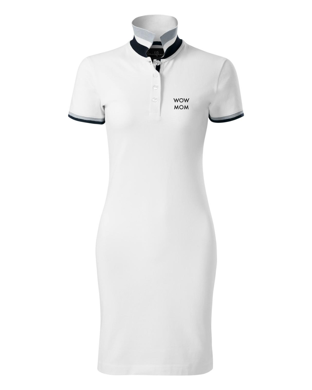 Rochie Polo WoW MoM® alb
