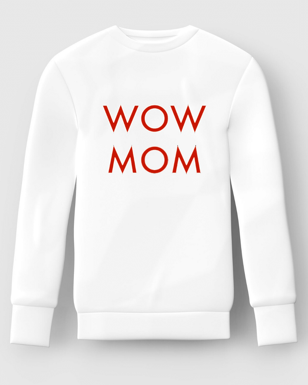 Bluză WoW MoM® Alb Roșu