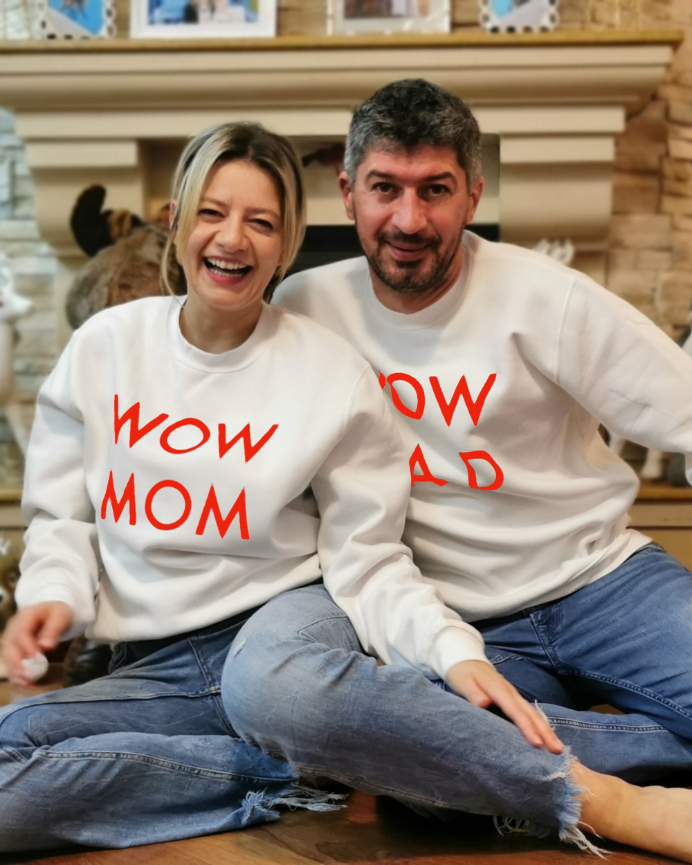 Bluză WoW DaD Alb Roșu