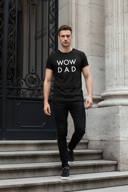 Tricou WoW DaD black&white