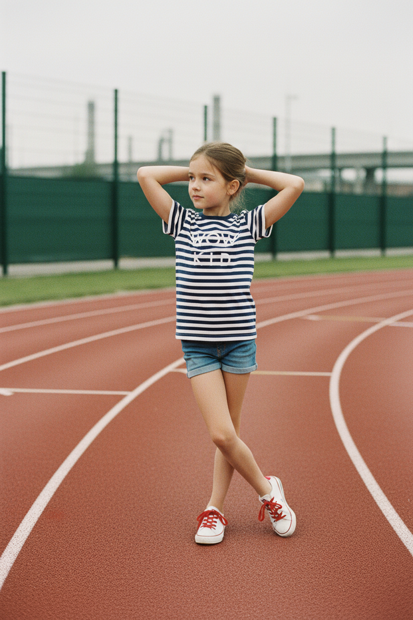 WoW Kid T-shirt Stripes
