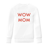 Bluza WOW MOM alb cu rosu 