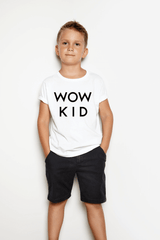 tricou wow kid alb