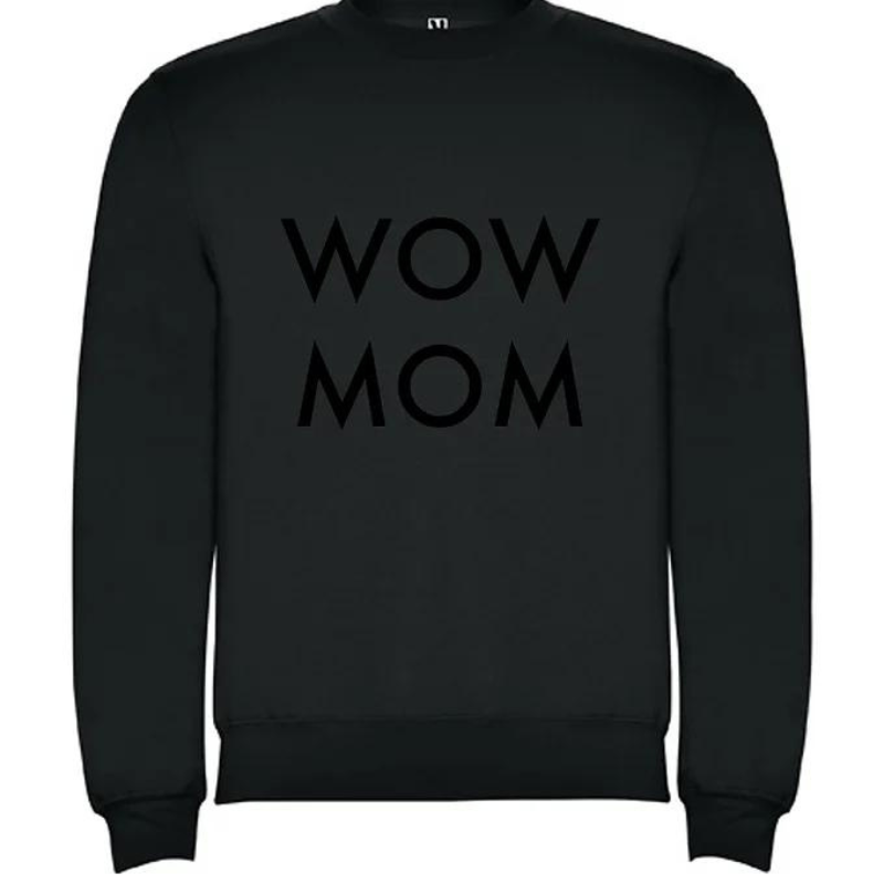 bluza wow mom negru cu negru