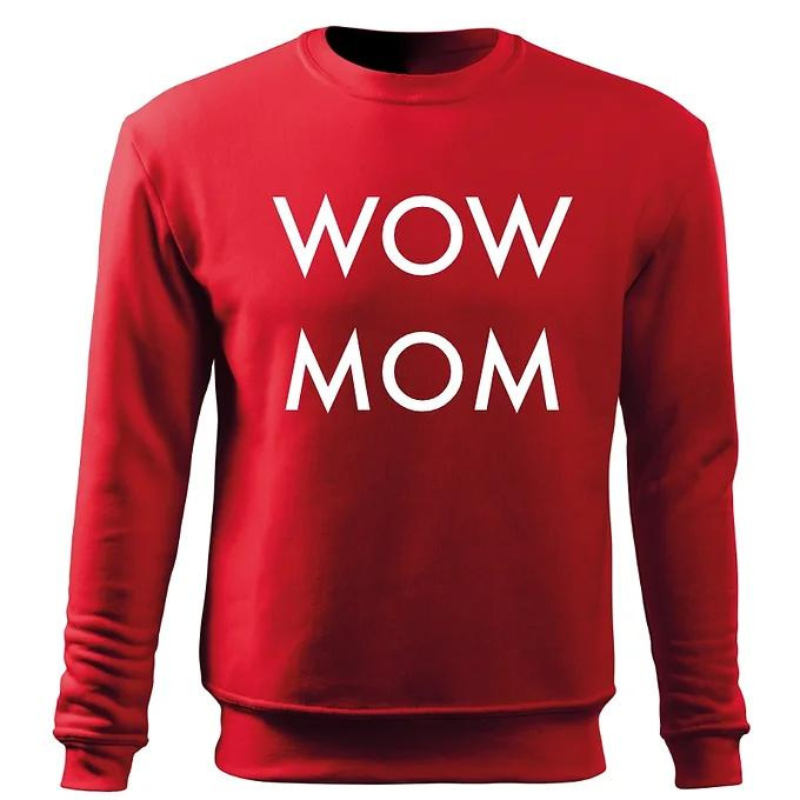 WOW MOM® Red Hoodie