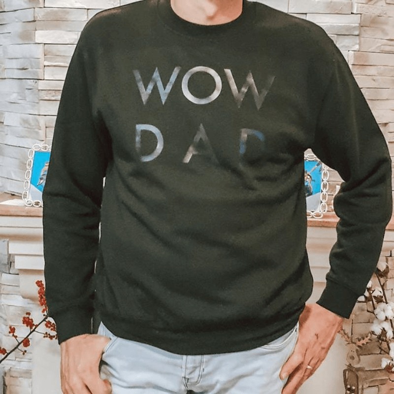 bluza cadou wow dad negru