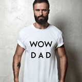 tricou wow dad alb