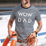 tricou wow dad stripes