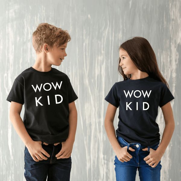 tricou wow kid negru