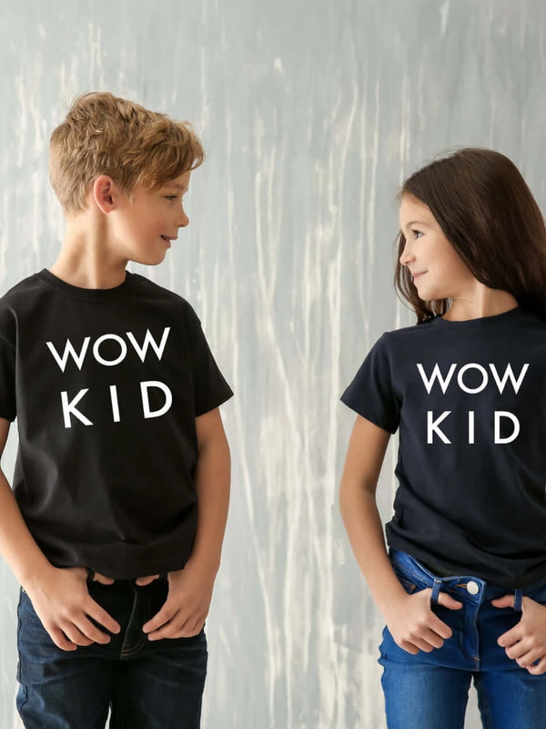 tricou wow kid negru